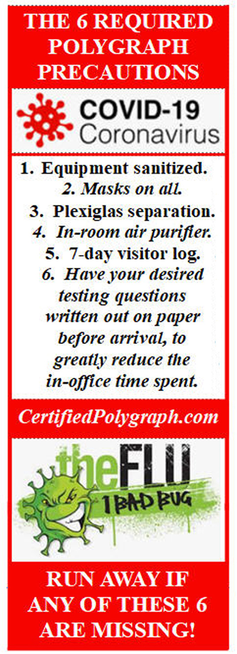 polygraph guidelines for coronavirus